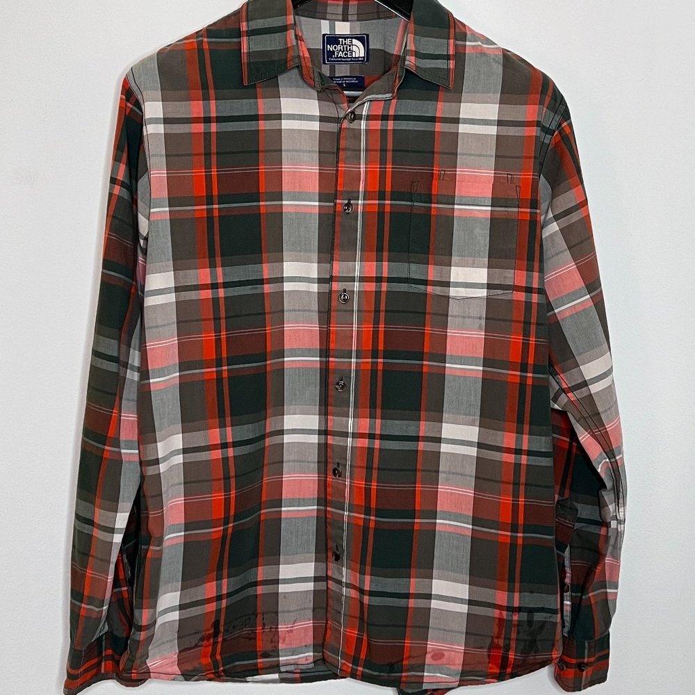 North Face Button Down L/S Shirt - Sz L